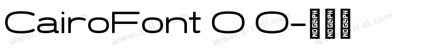 CairoFont 0 0字体转换